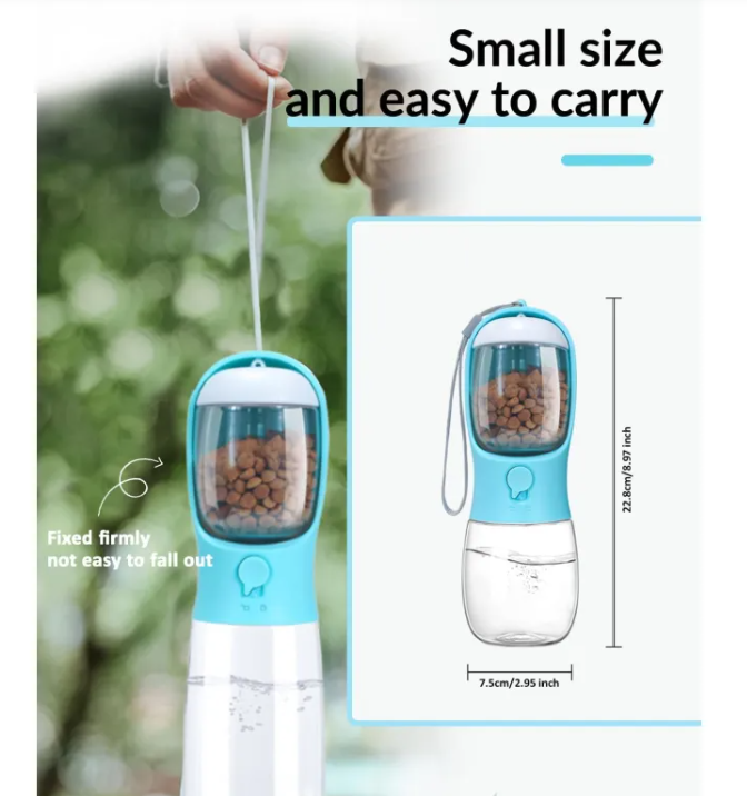 Botella de Agua Portátil para Perros