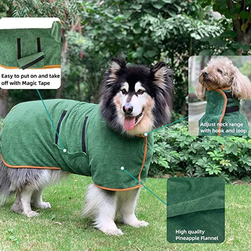 Toalla Ultra Absorbente para Perros